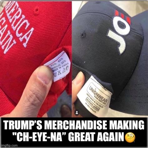are trump's maga hats made in china
